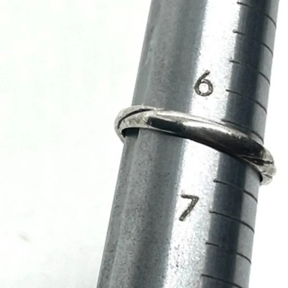 STERLING SILVER RING 925 Three Stone CZ Anniversary Promise Size 6.5